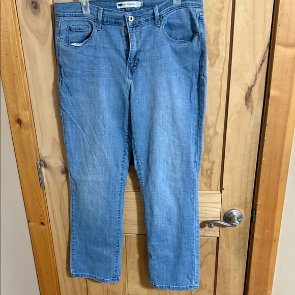 Levi's 505 Straight Leg Light Blue Straight Leg Jeans - Picture 1 of 4